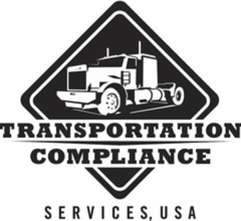 TRANSPORTATION COMPLIANCE SERVICES, USA Logo (USPTO, 01/14/2009)