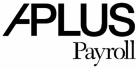 A PLUS PAYROLL Logo (USPTO, 15.05.2009)