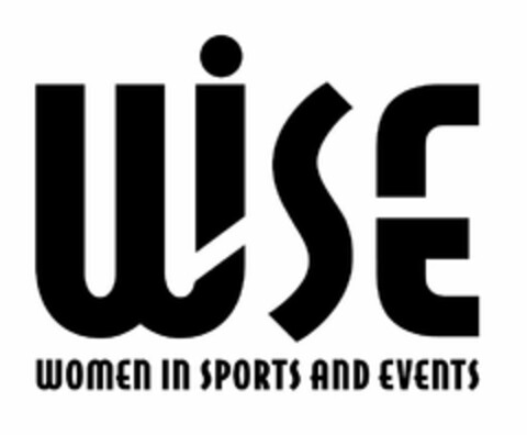 WISE WOMEN IN SPORTS AND EVENTS Logo (USPTO, 07/15/2009)