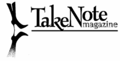 TAKE NOTE MAGAZINE Logo (USPTO, 17.07.2009)