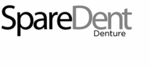 SPAREDENT DENTURE Logo (USPTO, 07/20/2009)