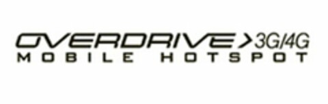 OVERDRIVE > 3G/4G MOBILE HOTSPOT Logo (USPTO, 09/24/2009)