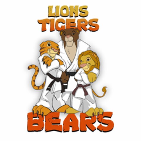 LIONS TIGERS BEARS Logo (USPTO, 05/24/2010)