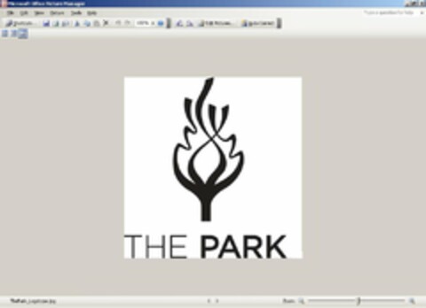 THE PARK Logo (USPTO, 10.06.2010)