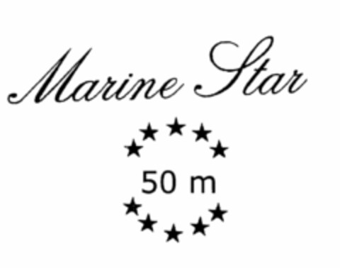 MARINE STAR 50 M Logo (USPTO, 08/23/2011)