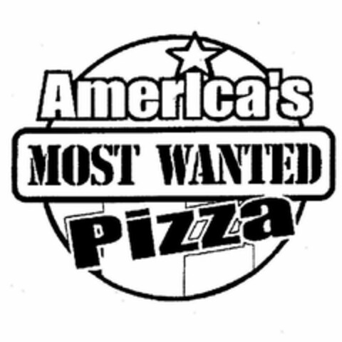 AMERICA'S MOST WANTED PIZZA Logo (USPTO, 27.10.2011)