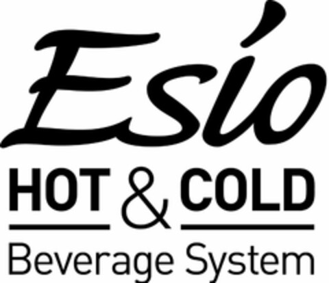 ESIO HOT & COLD BEVERAGE SYSTEM Logo (USPTO, 23.03.2012)