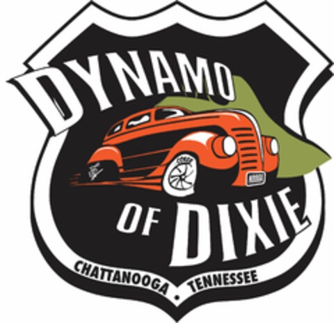 DYNAMO OF DIXIE NOOGA COKER CHATTANOOGA TENNESSEE Logo (USPTO, 06.09.2012)