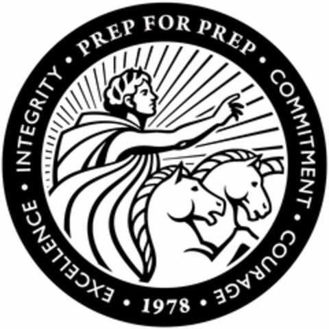 · PREP FOR PREP · EXCELLENCE · INTEGRITY · COMMITMENT · COURAGE · 1978 Logo (USPTO, 03/01/2013)