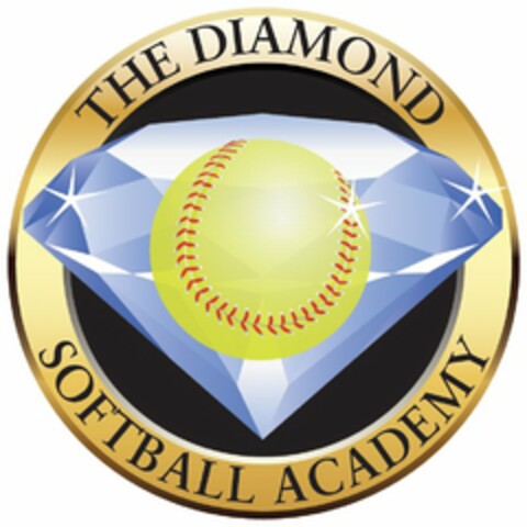 THE DIAMOND SOFTBALL ACADEMY Logo (USPTO, 27.08.2013)