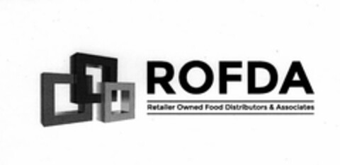 ROFDA RETAILER OWNED FOOD DISTRIBUTORS & ASSOCIATES Logo (USPTO, 10/24/2013)