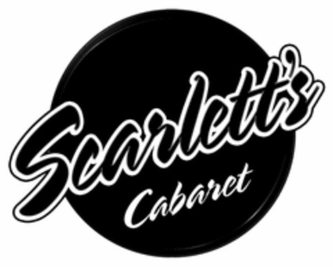 SCARLETT'S CABARET Logo (USPTO, 03.12.2013)