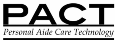 PACT PERSONAL AIDE CARE TECHNOLOGY Logo (USPTO, 16.07.2014)