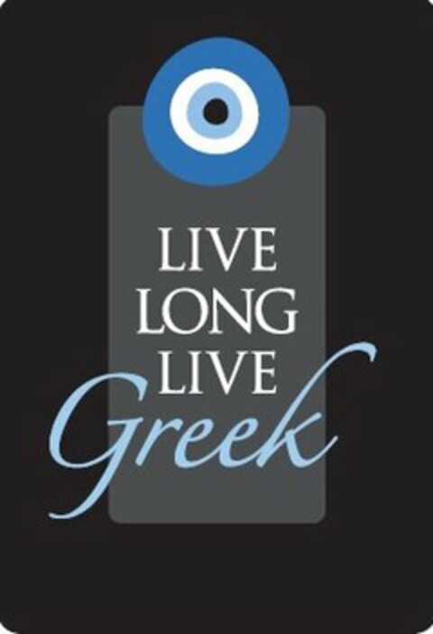 LIVE LONG LIVE GREEK Logo (USPTO, 12/04/2014)