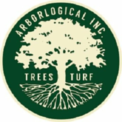 ARBORLOGICAL INC. TREES TURF Logo (USPTO, 06/05/2015)