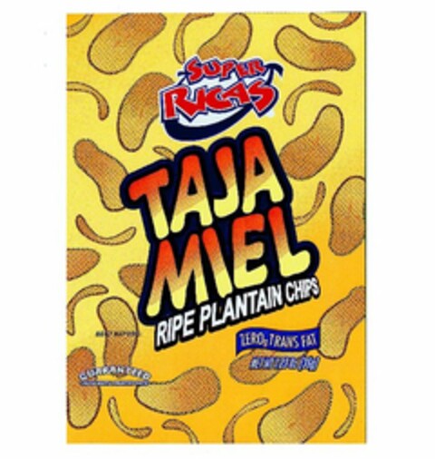 SUPER RICAS TAJA MIEL RIPE PLANTAIN CHIPS Logo (USPTO, 22.10.2015)