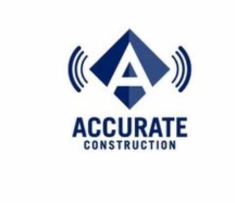 A ACCURATE CONSTRUCTION Logo (USPTO, 11/23/2015)