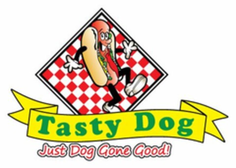 TASTY DOG JUST DOG GONE GOOD! Logo (USPTO, 05.06.2016)