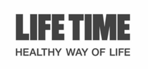 LIFE TIME HEALTHY WAY OF LIFE Logo (USPTO, 19.07.2017)