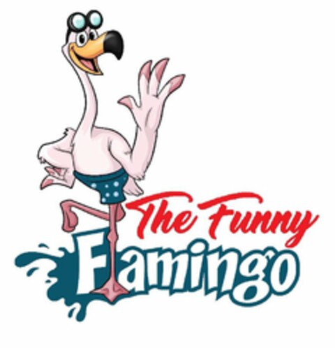 THE FUNNY FLAMINGO Logo (USPTO, 26.07.2017)
