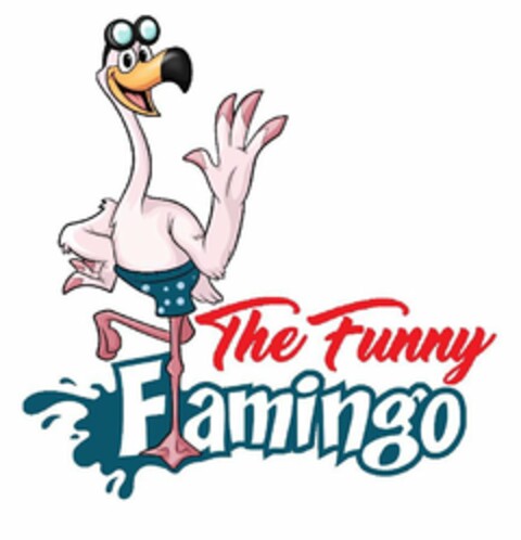 THE FUNNY FLAMINGO Logo (USPTO, 07/26/2017)