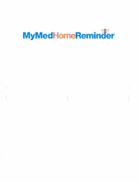 MYMEDHOMEREMINDER Logo (USPTO, 07/31/2017)