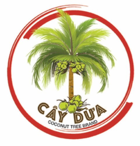 CAY DUA COCONUT TREE BRAND Logo (USPTO, 17.08.2017)