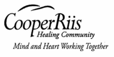 COOPERRIIS HEALING COMMUNITY MIND AND HEART WORKING TOGETHER Logo (USPTO, 28.09.2017)