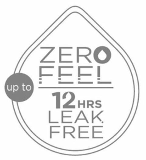 ZERO FEEL UP TO 12 HRS LEAK FREE Logo (USPTO, 31.10.2017)