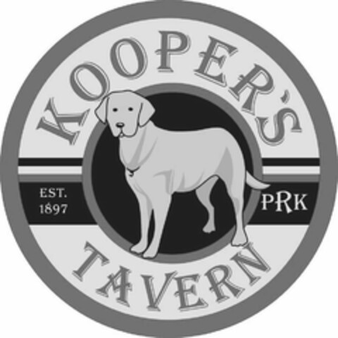 KOOPER'S TAVERN EST. 1897 PRK Logo (USPTO, 03.05.2018)