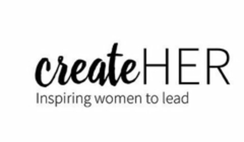 CREATEHER INSPIRING WOMEN TO LEAD Logo (USPTO, 07.08.2018)