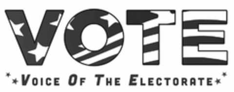 VOTE VOICE OF THE ELECTORATE Logo (USPTO, 05.10.2018)