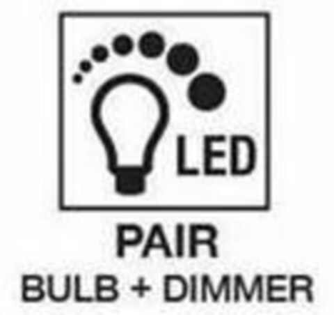 LED PAIR BULB + DIMMER Logo (USPTO, 23.10.2018)
