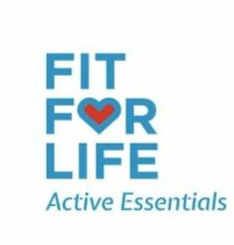 FIT FOR LIFE ACTIVE ESSENTIALS Logo (USPTO, 02/12/2019)