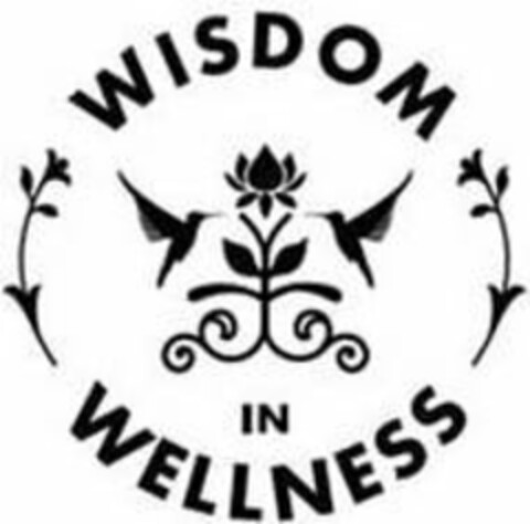 WISDOM IN WELLNESS Logo (USPTO, 08/02/2019)