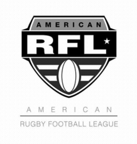 AMERICAN RFL AMERICAN RUGBY FOOTBALL LEAGUE Logo (USPTO, 09/20/2019)