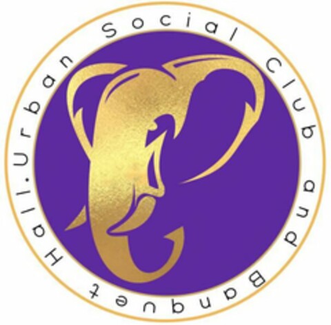 URBAN SOCIAL CLUB AND BANQUET HALL. Logo (USPTO, 25.11.2019)