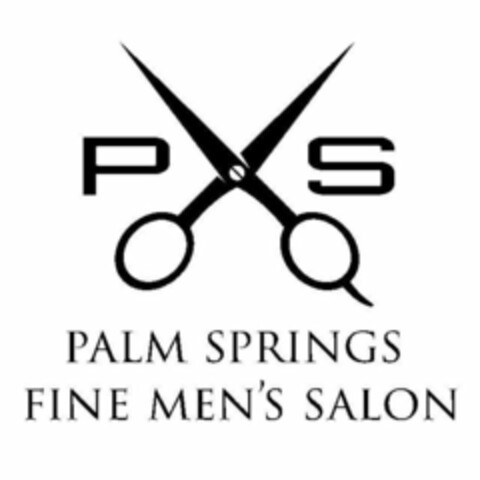 PS PALM SPRINGS FINE MEN'S SALON Logo (USPTO, 04.06.2020)