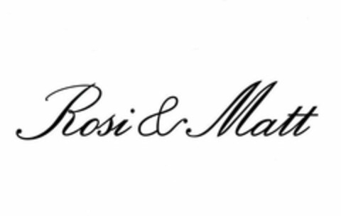 ROSI & MATT Logo (USPTO, 07/02/2020)