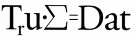 TRU·E = DAT Logo (USPTO, 08/11/2020)