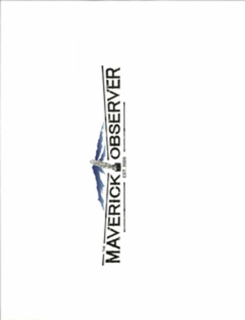 THE MAVERICK OBSERVER EST. 2020 Logo (USPTO, 08/18/2020)