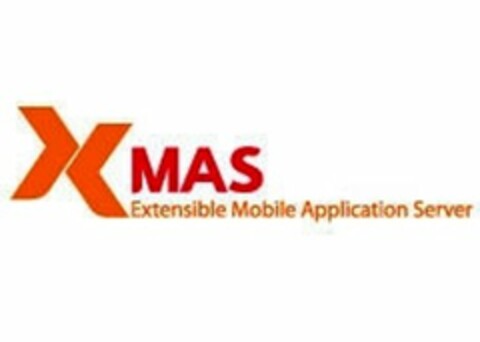 XMAS EXTENSIBLE MOBILE APPLICATION SERVER Logo (USPTO, 29.06.2009)
