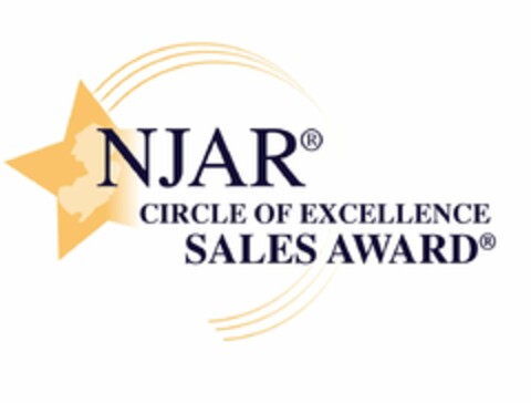 NJAR CIRCLE OF EXCELLENCE SALES AWARD Logo (USPTO, 07.10.2009)