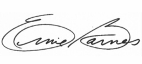 ERNIE BARNES Logo (USPTO, 11/25/2009)