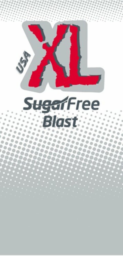 USA XL SUGAR FREE BLAST Logo (USPTO, 24.06.2010)