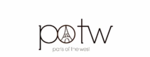 PO TW PARIS OF THE WEST Logo (USPTO, 20.11.2011)