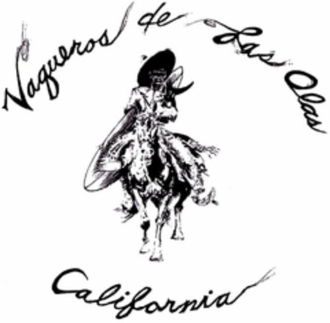 VAQUEROS DE LAS OLAS CALIFORNIA Logo (USPTO, 17.02.2012)