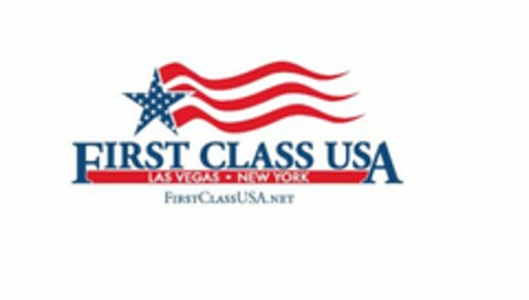 FIRST CLASS USA LAS VEGAS NEW YORK FIRSTCLASSUSA.NET Logo (USPTO, 02.03.2012)