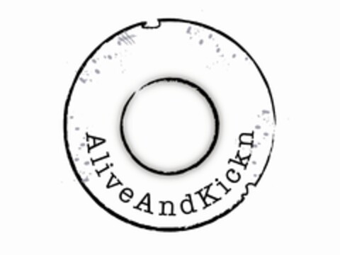 ALIVEANDKICKN Logo (USPTO, 27.03.2012)