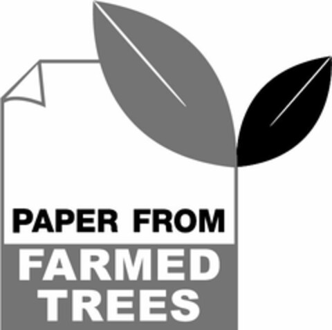 PAPER FROM FARMED TREES Logo (USPTO, 15.06.2012)